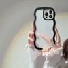 Moldura de onda para iPhone 16 Pro Capa de celular Apple onda grande 2 em 1 modelo simples explosão
