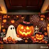 O Novo Tapete Decorativo para Porta de Entrada de Halloween da Temu é Resistente ao Desgaste, Antiderrapante, Fácil de Manter e Resistente a Manchas