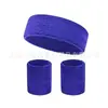 Set de muñequera y diadema deportiva transfronteriza, transpirable y absorbente de sudor, unisex, para deportes, fitness, baloncesto, voleibol y protección de muñeca anti-esguince