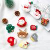 Bonito broche de pelúcia acessórios de natal boneca de desenho animado boneca faça você mesmo bolsa pingente acessórios de roupas atacado