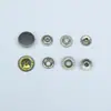 Botones de presión de cuatro partes YKK, botones simples de cobre para ropa y chaquetas, botones de presión ocultos de metal, artículo de venta caliente en stock