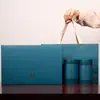 Caja de Empaque para Té de Media Libra, 0.5 kg Cajas Vacías Universales, Lata de Té Negro, Caja de Regalo Vacía para Té Verde