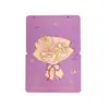 Floricultura bênção de aniversário mensagem simples cartão pequeno dia do professor cartão de agradecimento buquê de flores tridimensional cartão de felicitações criativo
