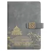 Set de Regalo de Caja con Cuaderno Estilo Chino Personalizable con Impresión de Logo, Cuaderno A5 para Eventos de Empresa, Souvenirs y Reuniones
