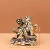 Enfeites de Ano Novo do Cavalo Estilo Chinês, Decorações de Espírito de Dragão e Cavalo, Artesanato Criativo para Mesa de Chá e Hall de Entrada, Utensílios de Latão e Cobre