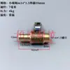 Válvula de bola de cobre 3/1/2 puntos doble rosca interior pagoda con rosca interior y exterior bomba de aire neumática interruptor de manija pequeña accesorios