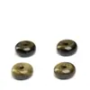 Cristal Mingdu Obsidiana Natural Plata Hebilla de Seguridad Cuentas Sueltas DIY Hebilla de Seguridad de Pan Accesorios de Joyería Venta al por Mayor