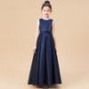 Vestido de Princesa para Cumpleaños de Niña Estilo Largo 2026 Nuevo Modelo Aliexpress Niña Pequeña Presentadora Pasarela Disfraz para Actuación Escénica Infantil