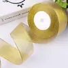 Fita dourada e prateada com glitter prateado fita com glitter dourado decoração de bolo de aniversário fita de amarrar fita de cetim dourada embalagem prateada fita para buquê