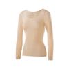Base Beautificadora para Pele Outono e Inverno Roupa Íntima Térmica Autonivelante Sem Costura Manga Longa Conjunto Feminino Ultrafino
