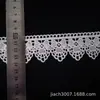 Renda Poliéster Preto e Branco Leve Bordada Solúvel em Água Renda Código de Barras Renda Bordada Seda Leite Vestuário Renda para Roupa Íntima Acessórios