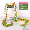 Rosas pequeñas artificiales, flores de plástico, enredaderas de peonías, plantas artificiales, barandillas de balcón de casa, decoraciones para tuberías de calefacción