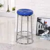 Mostrador de Cafetería Taburete Alto Acero Inoxidable Taburete Redondo Taburete de Barra Cajero de Arcade Estable Duradero Taburete Alto Informal