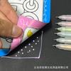 Diario para estudiantes Pegamento de puntos tipo bolígrafo de tapa extraíble secado rápido creativo para niños color macarrón bolígrafo tipo diario bolígrafo dispensador venta al por mayor