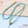 Cordão de nó de abacaxi dourado DIY pingente de jade jade corajoso corda de colar de ouro pingente de jade de alto senso corda para pescoço atacado