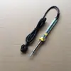 Soldador Eléctrico Ajustable Externamente en Temperatura Soldador de Temperatura Ajustable Larga Vida Útil Punta Inclinada Mate Brillante Punta Plana Punta Aguda Bolígrafo de Soldadura Eléctrica 80W