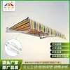 Fabricante Original Toldo Octagonal para Sol de 65 Tubos con Brazo Curvo, Toldo Retráctil para Sol, Aluminio al por Mayor para Tiendas, Zonas Residenciales y Comercios