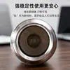 Nueva taza isotérmica de titanio puro de alta gama estilo ejecutivo con separación de té, elegante diseño a rayas y taza de regalo portátil