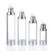 15-120ml Galvanoplastia AS Press Vacuum Frasco de Loção Protetor Solar Frasco Spray de Perfume Suit de Viagem a Vácuo