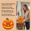 Linterna de calabaza brillante, apariencia divertida y realista, adecuada para fiestas de Halloween y varios escenarios como accesorios decorativos