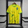 Camiseta de Fútbol Clásica para Aficionados Brasil Camiseta Número 10 Neymar Número 7 Vinicius Camiseta Se Puede Imprimir con Números y Enviar en Nombre del Comprador