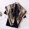 Bufanda nueva de 90 cm, cuadrada, grande, a la moda, combina con todo, elegante, francesa, para mujer, camisa, chal, bufanda, venta al por mayor