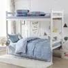 Modelo nuevo 2026, siempre en stock, versión AB de algodón puro 13372, juego de tres piezas estampado para dormitorio estudiantil, estilo sábana de algodón puro de doble cara