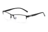 Nuevas gafas de negocios de medio marco para hombre, anti-luz azul, montura clásica para miopía, venta al por mayor, 809 miopía