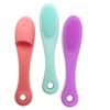 Cepillo de silicona para lavado nasal para eliminar puntos negros de la nariz Alar acné lavado de mascotas cepillo de dientes cepillo de dedo cepillo de silicona para nariz