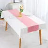 Mantel Rectangular Impermeable Desechable para Hotel, Prueba de Aceite, Alfombrilla de Tela tipo Piedra Comercial, Engrosado para Uso en Comida para Llevar y Restaurante