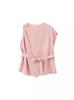 AliExpress Transfronterizo Ropa Nueva para Mujer Comercio Exterior Mayorista ZR en stock Chaqueta de Lino Hilado Traje de Lino Hilado