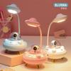 Protección ocular para astronauta espacial luz de lectura nocturna lámpara de mesa OVNI USB dormitorio dormitorio plegable LED Aprendizaje lámpara de mesa pequeña