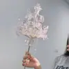 Coroa de Casamento para Noiva Cetro Buquê de Casamento Produto Acabado Pacote de Material Artesanal Enviar para Melhor Amiga Não
