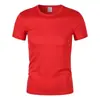 Camiseta de Malla Transpirable para Hombre, Casual de Verano, Cuello Redondo, Manga Corta, Camiseta Lisa de Color Sólido, Camiseta Deportiva de Color Sólido