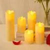 Procesamiento y Personalización de Velas Simuladas, Formas Onduladas, Velas Brillantes Oscilantes, Arreglos de Decoración para Atmósfera de Bodas y Cumpleaños