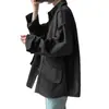 Venta directa de fábrica 2026 camisa de manga larga para hombre, estilo coreano de corte holgado, camisa elegante para el trabajo, chaqueta casual de marca de moda para otoño