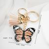 Nuevo llavero de mariposa de simulación, colgante de insecto de moda transfronteriza, exquisito bolso, llavero de metal, colgante