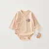 Roupas de Recém-Nascido para Primavera, Macacão de Bebê, Body para Bebê de Poucos Meses, Roupa Infantil Anyang de Algodão Puro Classe A, Outono