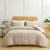 Set de Tres Piezas de Color Sólido con Calado Bohemio Transfronterizo Ropa de Cama Funda de Edredón con Penachos Simple Más Vendido Fabricante Mayorista