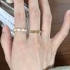 Anillo de perla de conejo con diseño de nicho para mujer, estilo Hepburn, moderno, elegante, de celebridades de Internet, combinable, de alta gama, abierto.
