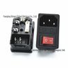 Ac-01 Tomada Três em Um 3 Tomadas com Interruptor Fusível 3 Pinos/4 Pinos 2 Pinos/Tomada de Pino com Luz