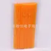 Pajilla de plástico de color desechable 6 * 190 mm hecha a mano DIY creativa tubo recto plano monocromática 100 piezas 8 colores mezclados
