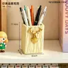 Portaplumas Creativo y Moderno de Alce para Uso Doméstico, Organizador de Brochas de Maquillaje para Sala de Estar, Adorno Decorativo para Escritorio de Oficina