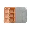 Molde de silicona para cubitos de hielo de 6 cavidades, 4 rejillas, 6 rejillas, 8 rejillas, 15 rejillas, redondo, cuadrado, con tapa, cubitos de hielo de silicona