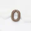 Hebilla de cadena en forma de U de acrílico de 18 x 24 mm para bricolaje, cadena para teléfono móvil, llavero, cadena colgante, accesorios para bolso