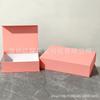 Caja de Regalo en Stock Caja Vacía Caja para Libros con Tapa y Base, Logo Impreso, Estilo Flip-Top, Caja de Empaque Magnética Roja, Envío Gratis