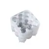 DIY Cubo Mágico Quadrado e Redondo Vela Decoração Cristal Resina Silicone Molde Atacado em Estoque Papoula