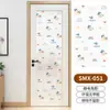 Pegatinas de Vidrio de Dibujos Animados, Película de Privacidad para Ventana Translúcida y Opaca, Película de Vidrio de Privacidad Antifugas para Baño y Inodoro