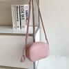 Bolso bandolera para mujer Verano 2024 Nuevo Combinable Borla Color Macarrón Ins Bolso Cuadrado Pequeño Bolso de Hombro Casual