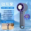 Ventilador Pequeño de Mano, Ventilador Eléctrico Doméstico Recargable, Ventilador Portátil de Mano, Ventilador Pequeño de Escritorio de Mano, Uso en Exteriores